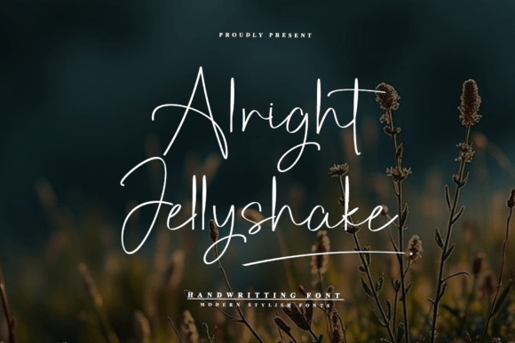 Alright Jellyshake: A Timeless Handwritten Font Review