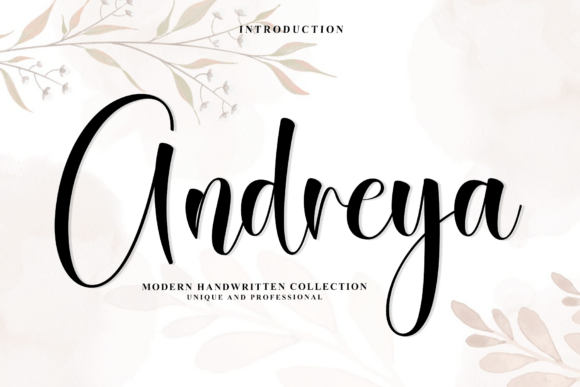 Andreya: The Elegant Script Font for Crafters