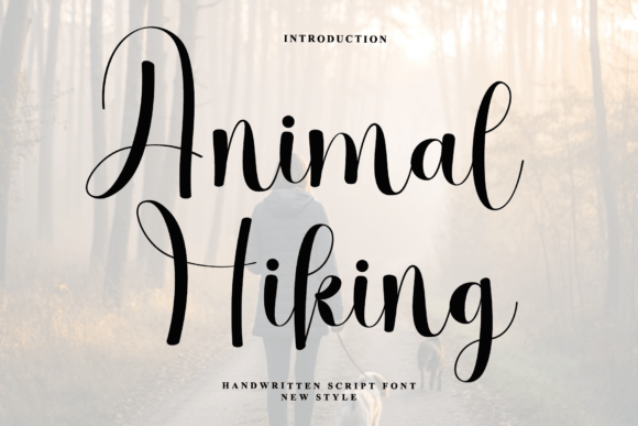 Animal Hiking: A Bold Script Font for Web Design