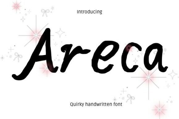 Areca: A Natural Handwritten Font for Editorial Design