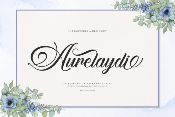Aurelaydi: A Premium Script Font for Editorial Design