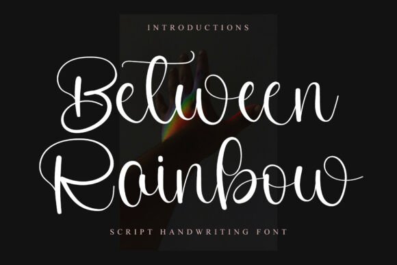 Between Rainbow: A Modern Handwritten Font for Web Design