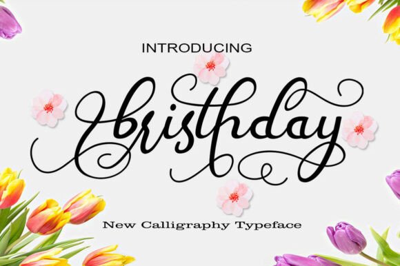 Bristhday: A Premium Script Font for Web Design