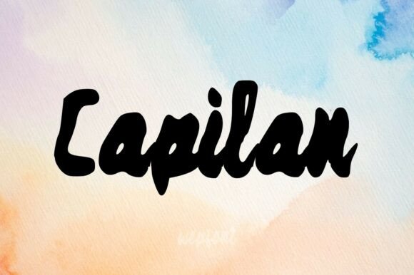 Capilan: A Hand-Rendered Script Font for Bold Branding