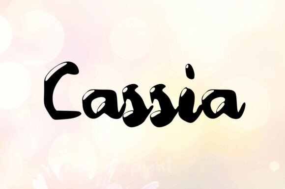 Cassia: A Premium Script Font for Brand Identity