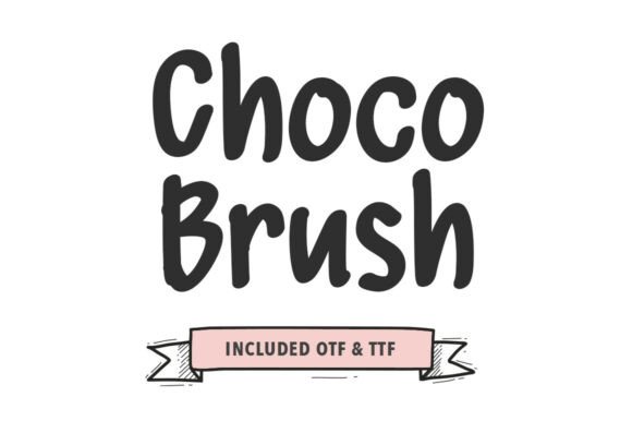 Choco Brush: A Bold Handwritten Font for Business
