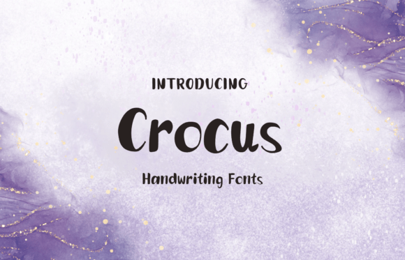 Crocus Font: A Friendly Handwritten Typeface for Web Design