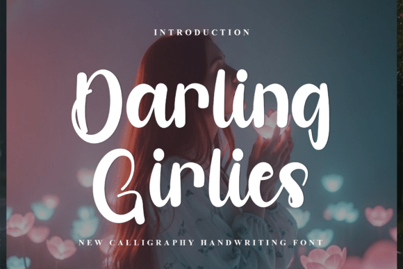 Darling Girlies: A Bold Display Font for Web Design