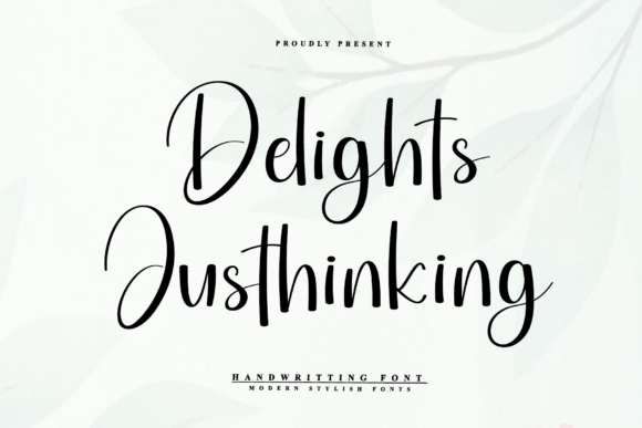 Delights Justhinking: A Timeless Handwritten Font for Editors