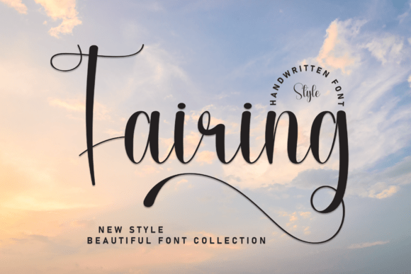 Fairing: A Premium Script Font for Elegant Branding