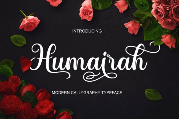 Humairah: A Modern Script Font for Makers