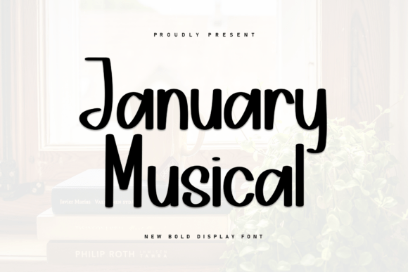 January Musical: A Handwritten Font for Editorial Design