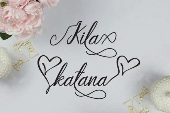 Kila Katana: A Modern Script Font for Brand Identity