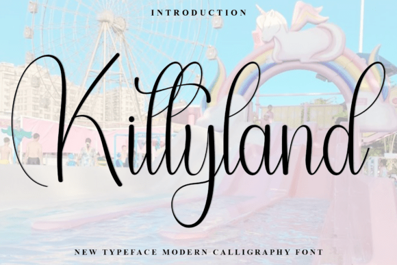 Kittyland: A Modern Calligraphy Typeface for Elegant Branding