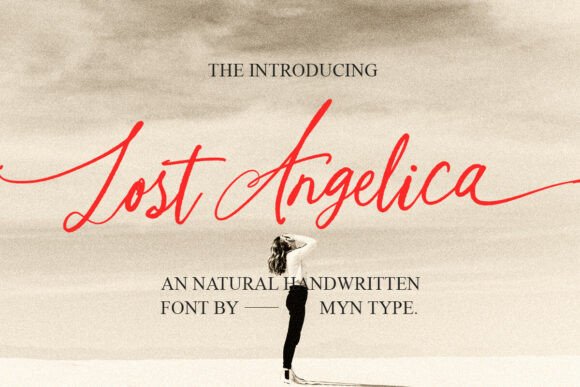 Lost Angelica: A Handcrafted Script Font for Editorial Design