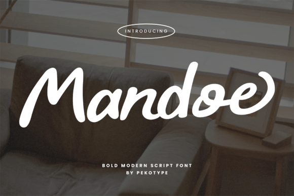 Mandoe: A Handwritten Script Font for Editorial Design