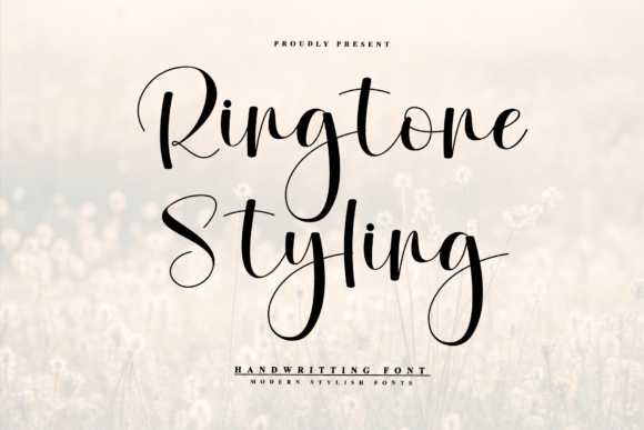 Ringtone Styling: A Handwritten Font for Campaigns