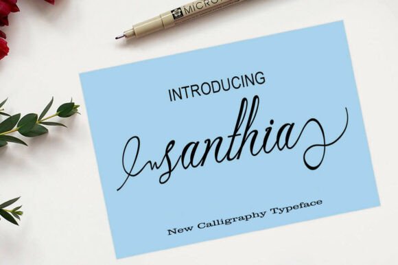 Santhia: A Modern Script Font for Your Brand