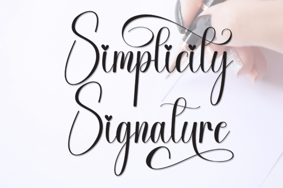 Simplicity Signature: A Premium Script Font for Branding