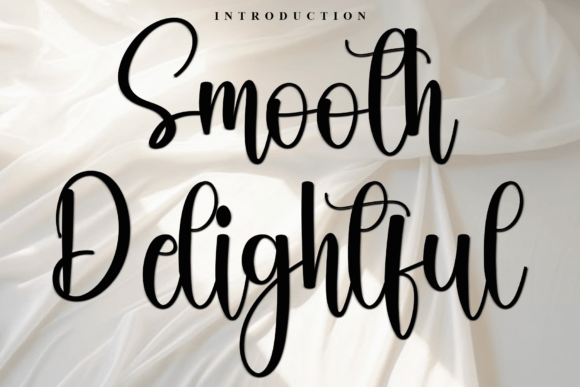 Smooth Delightful: A Warm Script Font for Branding