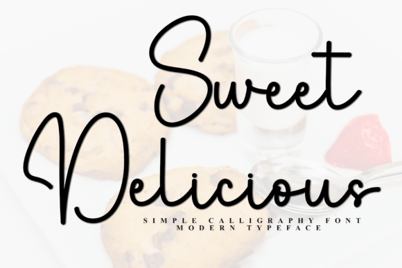 Sweet Delicious: A Modern Script Typeface for Web Design