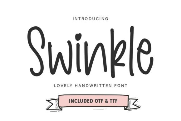 Swinkle: A Whimsical Handwritten Font for Small Business