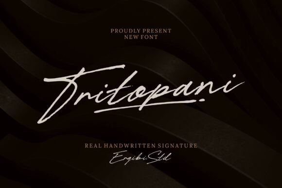 Tritopani: The Handwritten Signature Font for Campaigns