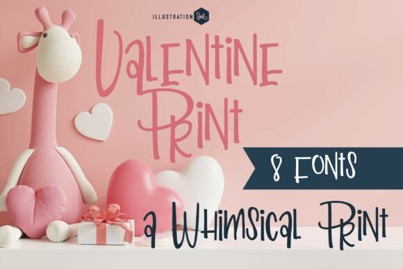 Valentine Print: A Whimsical Font for Campaigns