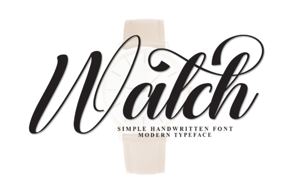 Watch: A Cozy Handwritten Display Font Review