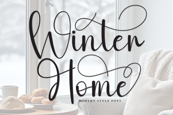 Winter Home: A Modern Script Font for Marketers
